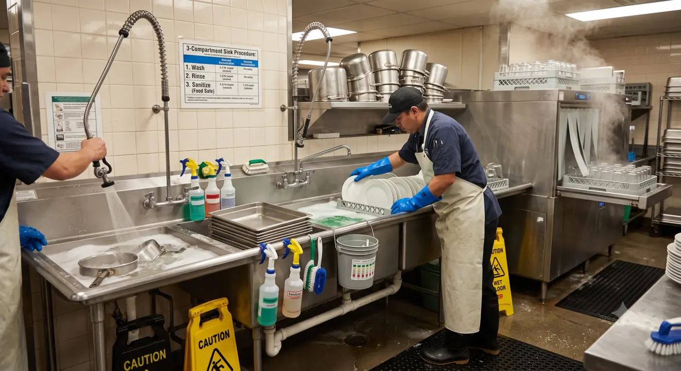 Advanced cleaning methods for dish pits